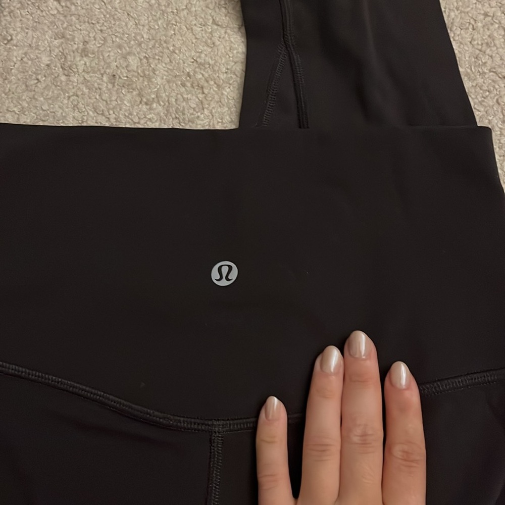 espresso brown cropped lulus! aligns!